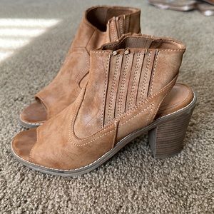 Maurices chunky heels - Cognac